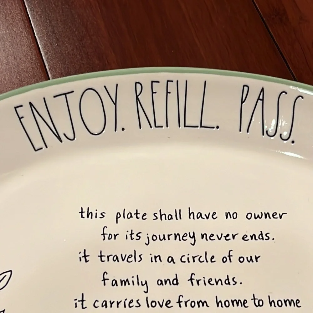 Rae Dunn Plate - Picture 3 of 5